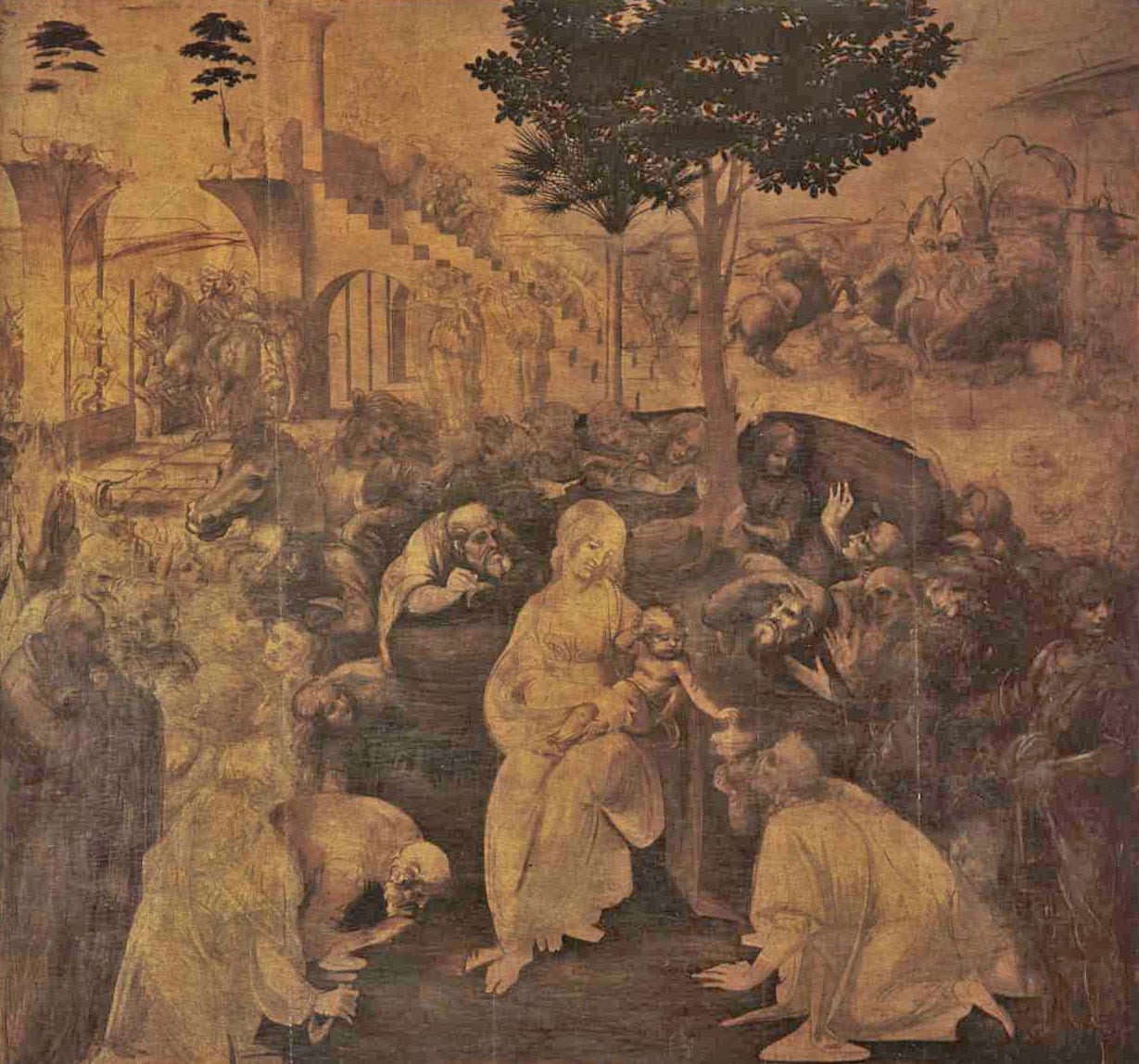 Adoration of Magi (Akil Adamların Hayranlığı) - Leonardo da Vinci - Uffizi Galerisi Bileti ve Rehberi