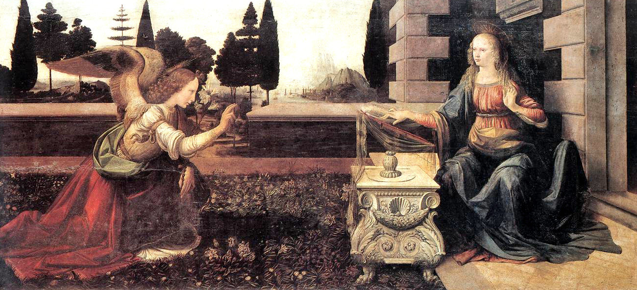 The Annunciation (Müjde) - Leonardo Da Vinci - Uffizi Galerisi Bileti ve Rehberi