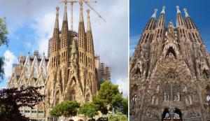Nativity Façade - Doğuş Cephesi, Uzak ve Yakın Çekimler - Sagrada Familia Bilet Türleri.