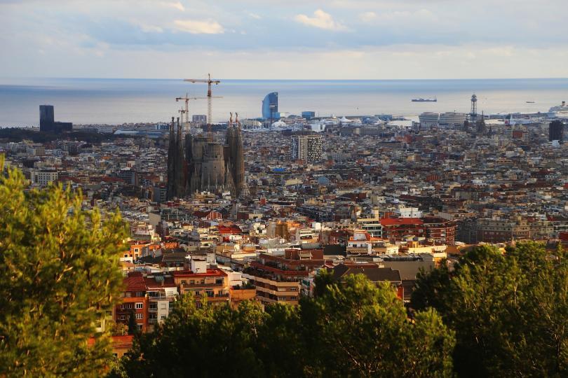 Sagrada Familia ve Barselona