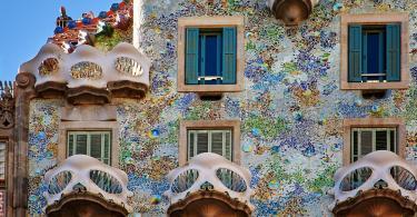 Casa Batllo Dış Cephesinden detaylar - Casa Batllo Bilet Türleri ve Rehberi, Barselona, İspanya