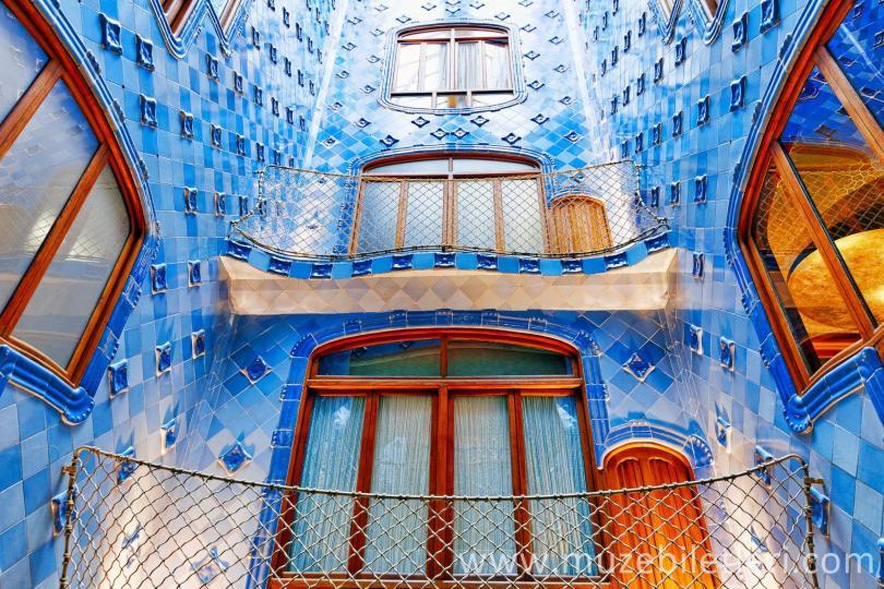 Casa Batllo içinden detaylar - Casa Batllo Bilet Türleri, Antoni Gaudi, Barselona, İspanya