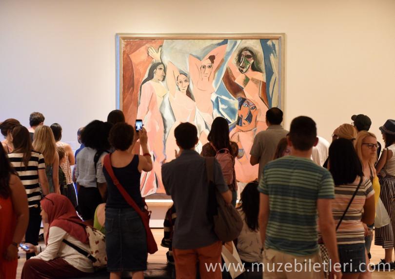 New York Modern Sanatlar Müzesi (MoMa) Pablo Picasso Les Demoiselles D'Avignon.
