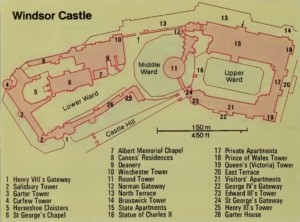 Windsor Castle - Windsor Kalesi Haritası