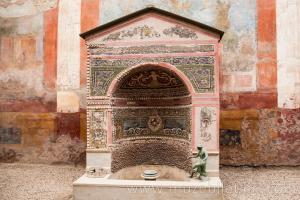 House of the Small Fountain in the ancient city of Pompeii