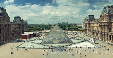 Louvre Müzesi - Panoramik Görünüm