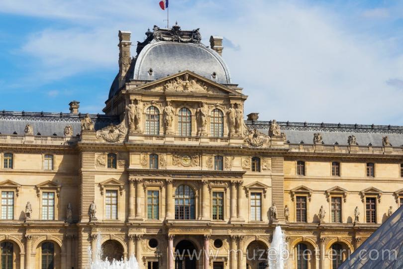 Louvre Müzesi - Sully Kanadı'nın dışarıdan görünümü
