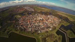 Naarden'in Havadan Görünümü