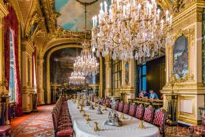 Napolyon Odaları Louvre - Büyük Yemek Salonu kısmı.