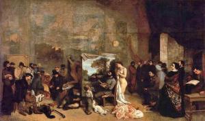 Gustave Courbet - Sanatçının Stüdyosu - Orsay Müzesi
