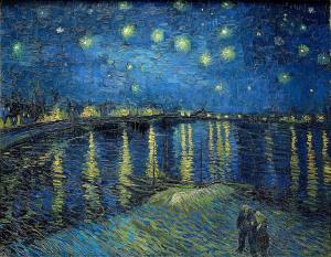 Van Gogh, Rhone Üzerinde Yıldızlı Gece, Orsay Müzesi, Paris, Fransa