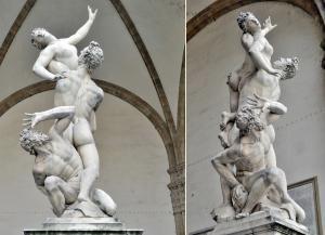 Giambologna - Rape of the Sabine Women (Sabine Kadınına Tecavüz) - Galleria dell'Accademia (Akademi Galerisi) - Floransa, İtalya